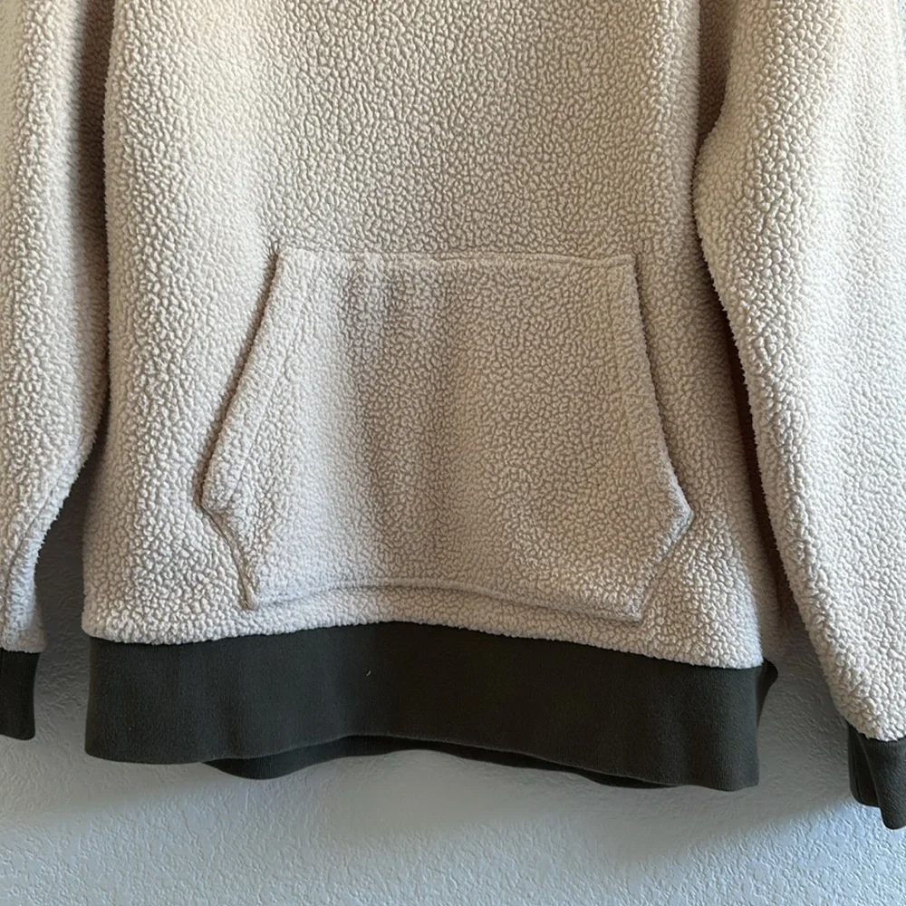 Madewell (Re)sourced Sherpa Half-Zip Sweatshirt